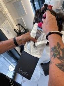 Professional haircolor boards made from carbon